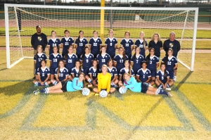 Shown above is the 2014-15 Desert Vista girls soccer team
